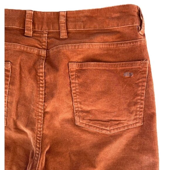 Stio Rivet Cord Canvas Skinny Pants Mustang Brown Stretch Women's Size 10S - Picture 9 of 9
